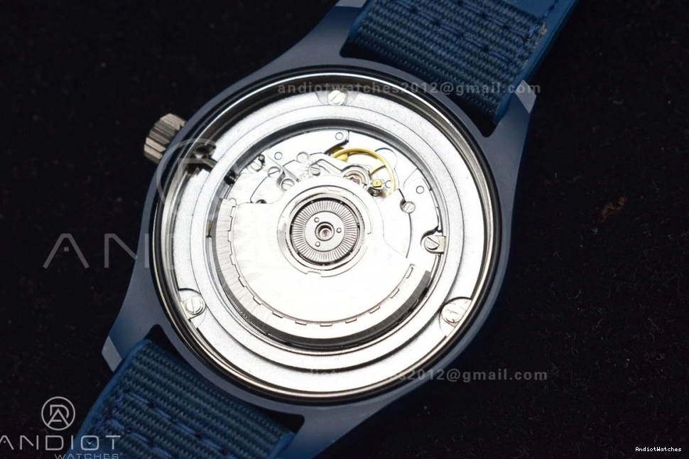 'Laureus Nylon Good' A for TechFriendly Blue on M+F Watch 1199 Sport Blue Pilot Ceramic Strap Best Edition of 0719